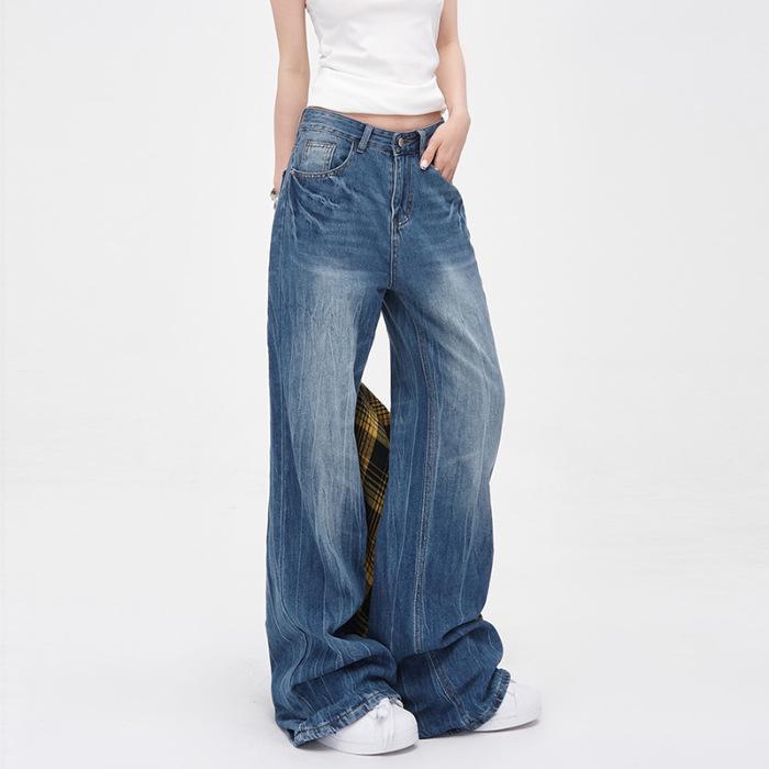 Women s High-Waisted Distressed Wide-Leg Jeans: Loose, Slimming, Floor-Length, Slightly Flared XL
Women s High-Waisted Distressed Wide-Leg Jeans: Loose, Slimming, Floor-Length, Slightly Flared XL