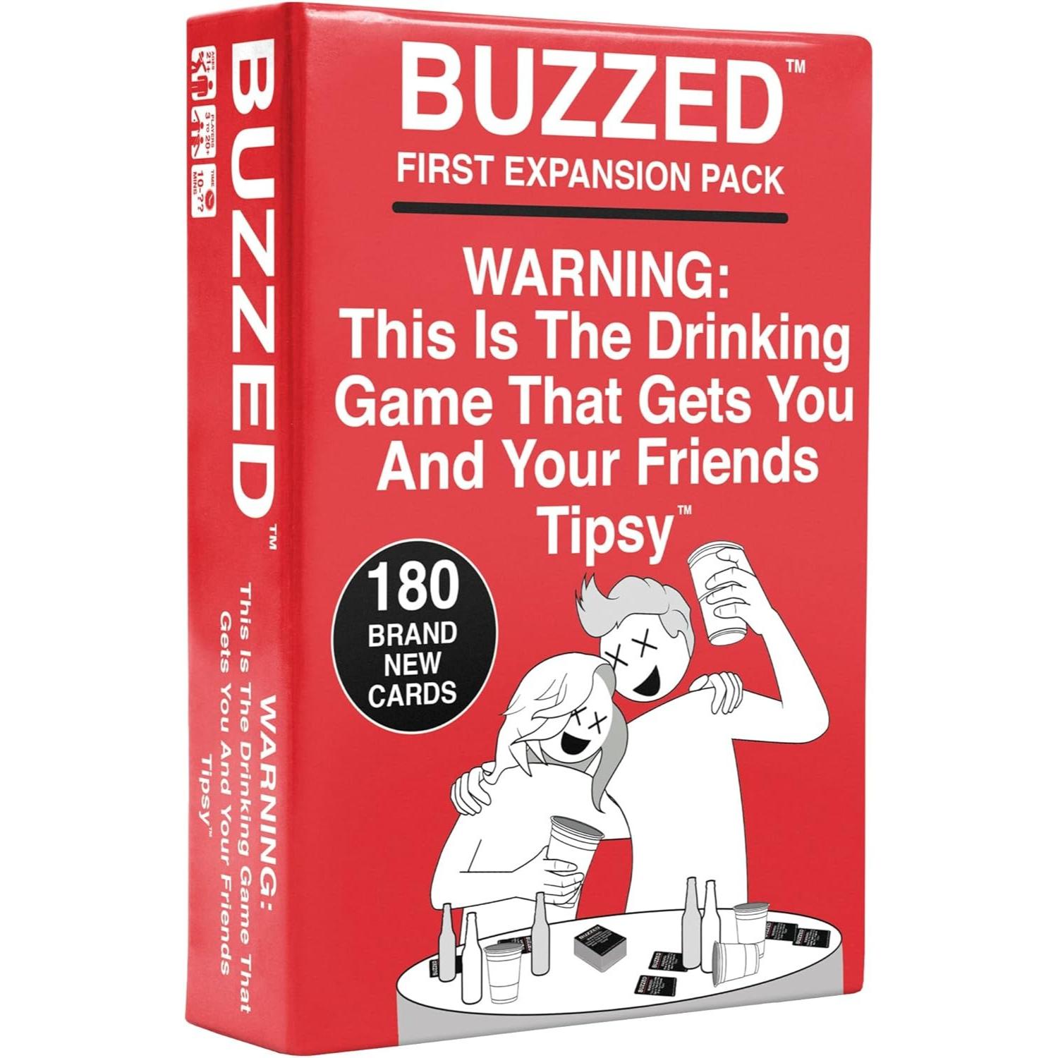 Buzzed English Version Adult Drinking Card for Friends Parties Game Nights червоний
Buzzed English Version Adult Drinking Card for Friends Parties Game Nights червоний