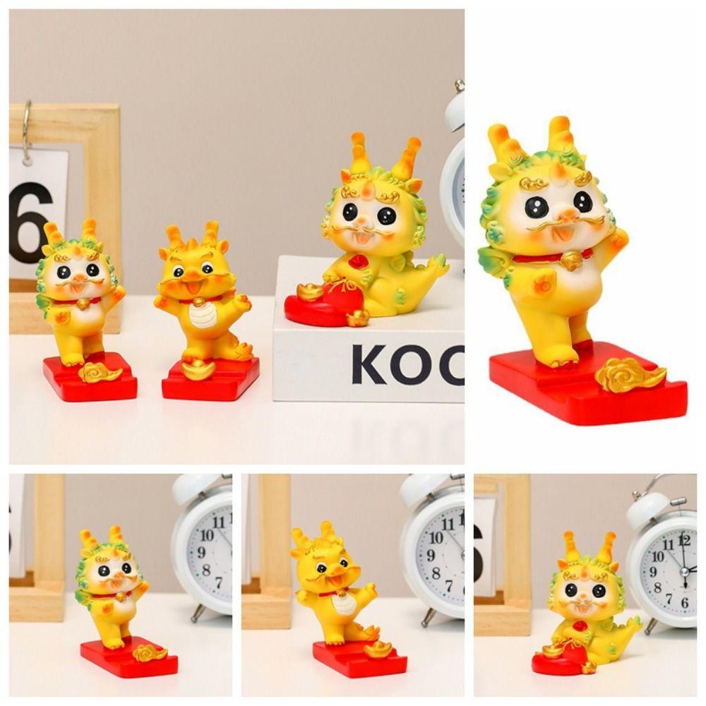 Anti-slip Zodiac Dragon Phone Holder Zodiac Dragon Desktop Ornament Smart Phone Display B
Anti-slip Zodiac Dragon Phone Holder Zodiac Dragon Desktop Ornament Smart Phone Display B