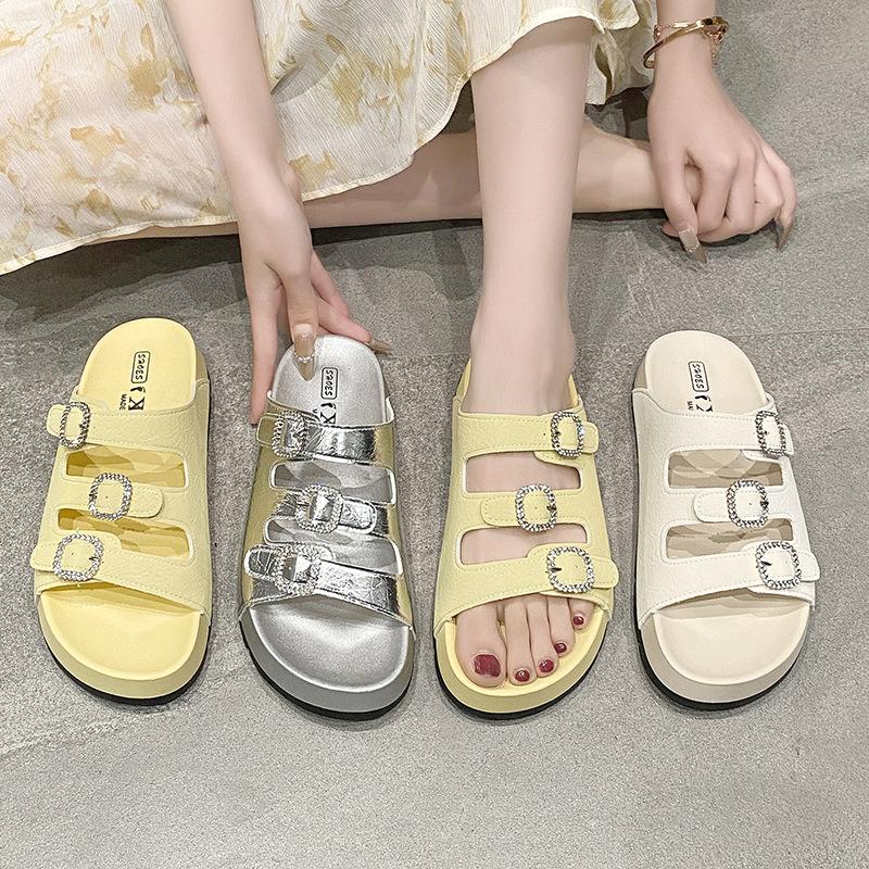 Thick-bottomed one-character slippers for women s outer wear summer new versatile rhinestone soft-bottomed sandals for women s slippers 35
Thick-bottomed one-character slippers for women s outer wear summer new versatile rhinestone soft-bottomed sandals for women s slippers 35