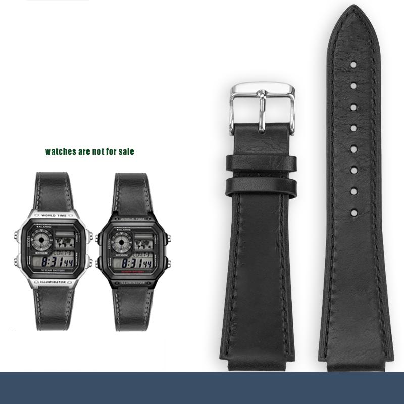 18mm Retro Genuine Leather Watchband For Casio AE1200 AE1300 A158W/A168 W-216H Vintage Watch Strap convex mouth Men s Bracelet 18mm
18mm Retro Genuine Leather Watchband For Casio AE1200 AE1300 A158W/A168 W-216H Vintage Watch Strap convex mouth Men s Bracelet 18mm