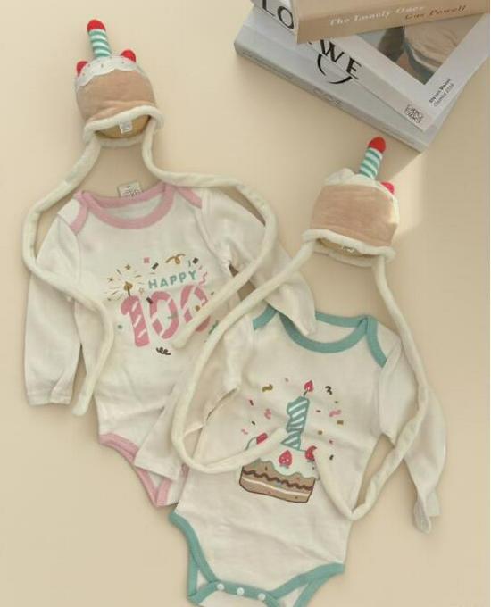 Baby Birthday Cake Romper: 25 Spring/Summer/Autumn Designs - Short Sleeve Onesie for First Birthday & Ceremony Photos Size 66
Baby Birthday Cake Romper: 25 Spring/Summer/Autumn Designs - Short Sleeve Onesie for First Birthday & Ceremony Photos Size 66