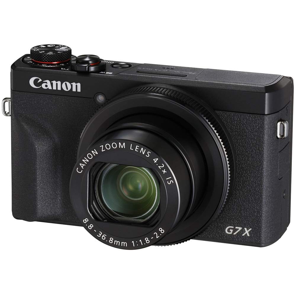 Компактна цифрова камера Canon PowerShot G7 X Mark III Black оптичний зум типу PSG7XMARKIIIBK 1.0 сенсор/об’єктив F1.8/4.2x
Компактна цифрова камера Canon PowerShot G7 X Mark III Black оптичний зум типу PSG7XMARKIIIBK 1.0 сенсор/об’єктив F1.8/4.2x
