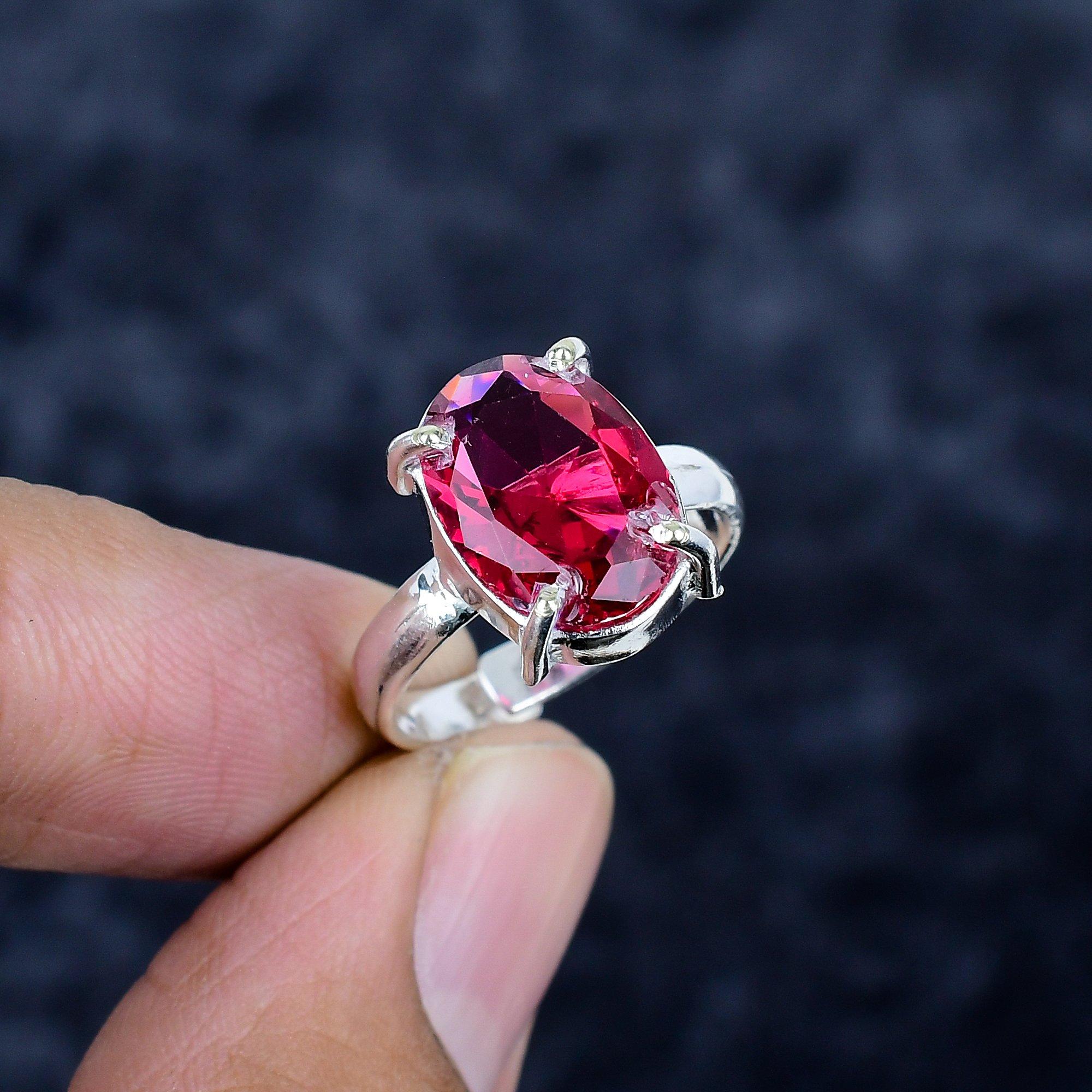 Mozambique Garnet Gemstone 925 Sterling Silver Jewelry Ring Size Adjustable MM-3430
Mozambique Garnet Gemstone 925 Sterling Silver Jewelry Ring Size Adjustable MM-3430