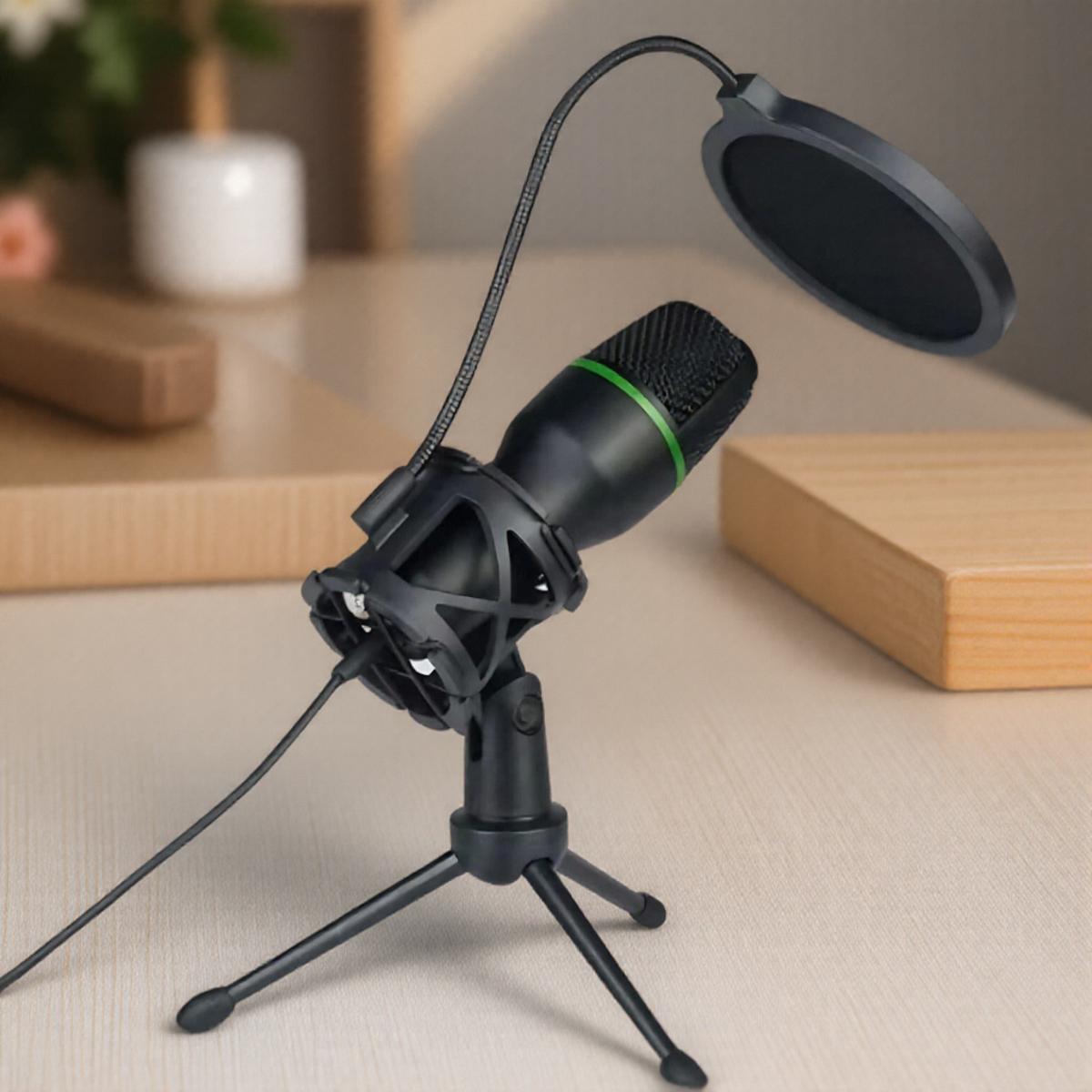 RGB Lighting Microphone Kit with Tripod Stand Professional Condenser Mic for Streaming YouTube Podcasts and Recording
RGB Lighting Microphone Kit with Tripod Stand Professional Condenser Mic for Streaming YouTube Podcasts and Recording