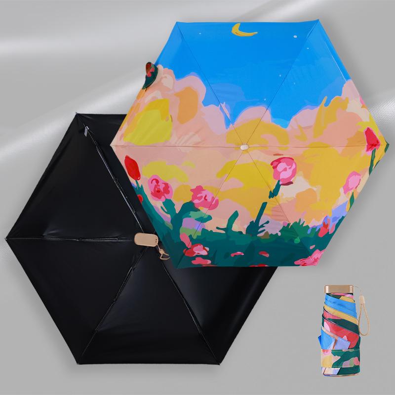 Compact Travel Mini Umbrella Uv Protection Capsule Umbrella 3/6 Fold Ultra Lightweight Sunshade Umbrellas Protable Manual metal-fiber composite&6K
Compact Travel Mini Umbrella Uv Protection Capsule Umbrella 3/6 Fold Ultra Lightweight Sunshade Umbrellas Protable Manual metal-fiber composite&6K