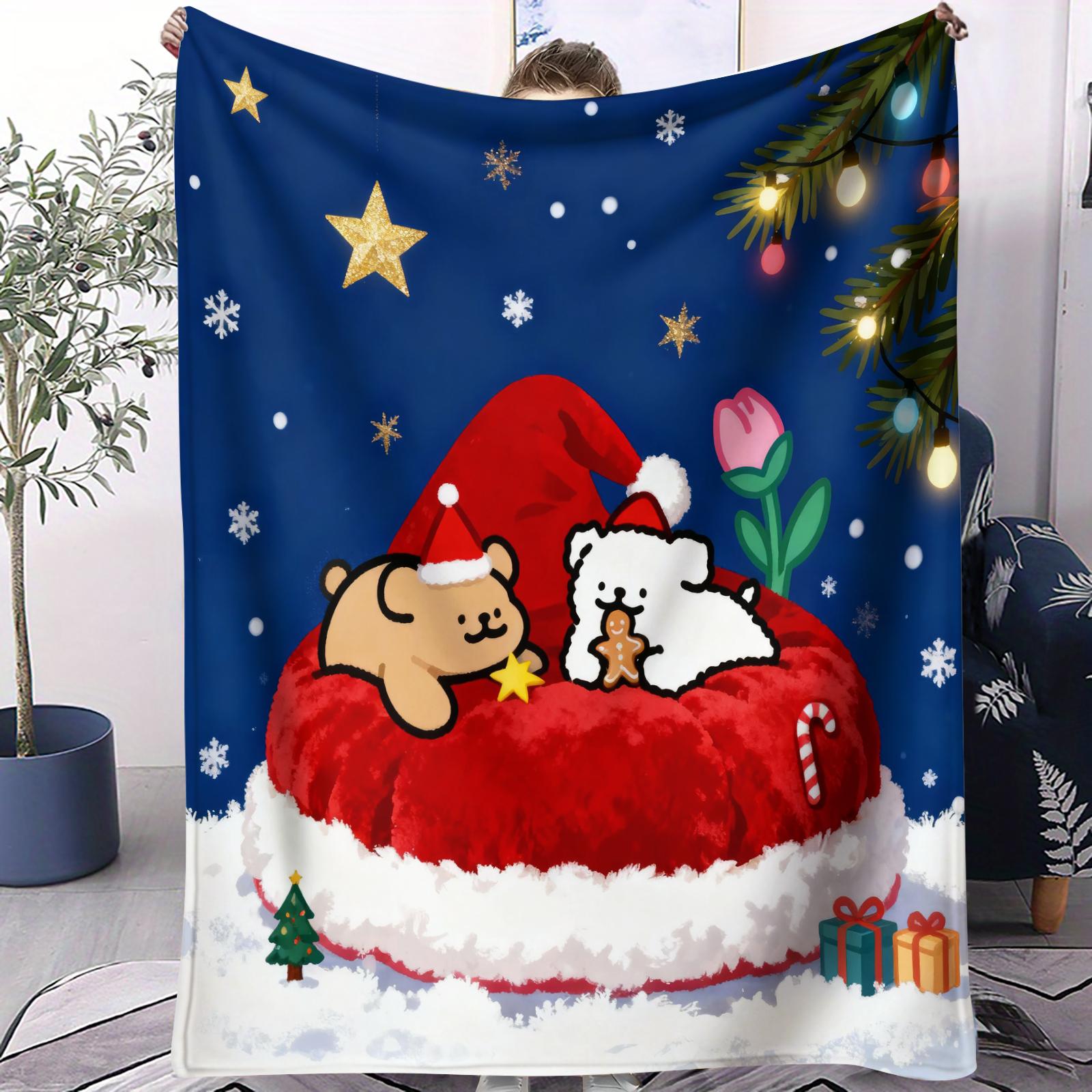 Милое мультяшное одеяло из мягкого плюша с принтом щенка мальтийской болонки, теплое одеяло для дивана, кровати, подходит для подарков на день рождения девочкам, на Рождество 30x40in
Милое мультяшное одеяло из мягкого плюша с принтом щенка мальтийской болонки, теплое одеяло для дивана, кровати, подходит для подарков на день рождения девочкам, на Рождество 30x40in