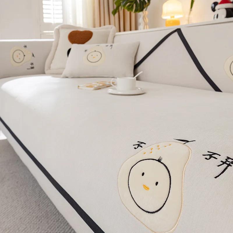 Подушка для дивана из синели для гостиной, нескользящий коврик для дивана, коврик для полотенец, чехол для дивана, угловой диван, одеяло, подушка для сиденья, защитные чехлы для дома 70x70
Подушка для дивана из синели для гостиной, нескользящий коврик для дивана, коврик для полотенец, чехол для дивана, угловой диван, одеяло, подушка для сиденья, защитные чехлы для дома 70x70