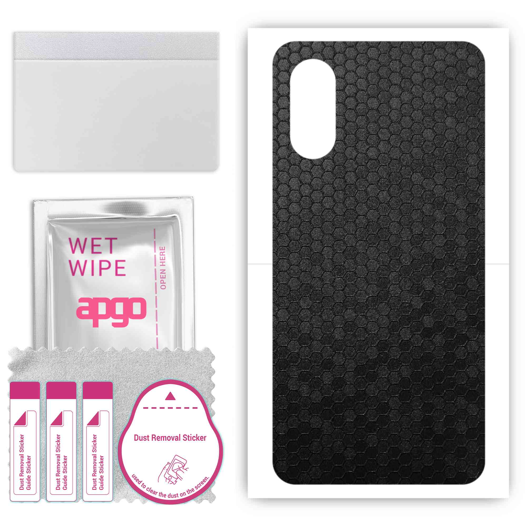 Apgo Protective Skin Sticker для задньої панелі, сумісний із ZTE Optus X Sight 2, Wrap Film, Foil, Vinyl - Pattern Black Honeycomb
Apgo Protective Skin Sticker для задньої панелі, сумісний із ZTE Optus X Sight 2, Wrap Film, Foil, Vinyl - Pattern Black Honeycomb