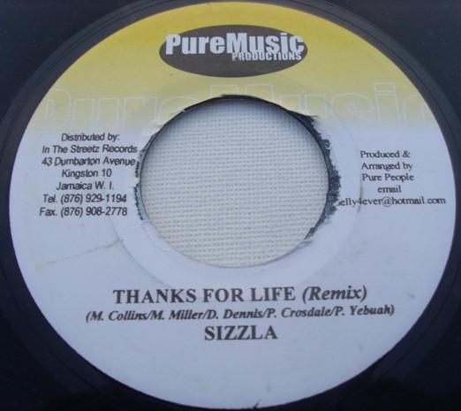 7inch Record SIZZLA / KANANGA - Thanks For Life (Remix) / Herbalist NONE Pure Music Prod Jamaica Reggae, Ska & Dub Used
7inch Record SIZZLA / KANANGA - Thanks For Life (Remix) / Herbalist NONE Pure Music Prod Jamaica Reggae, Ska & Dub Used