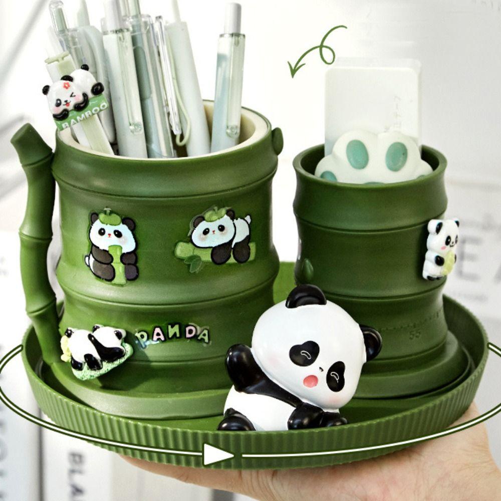 Cute Cartoon Pen Case Plant Appearance Makeup Brush Box Storage Box Panda Pen Holder Office зелений
Cute Cartoon Pen Case Plant Appearance Makeup Brush Box Storage Box Panda Pen Holder Office зелений
