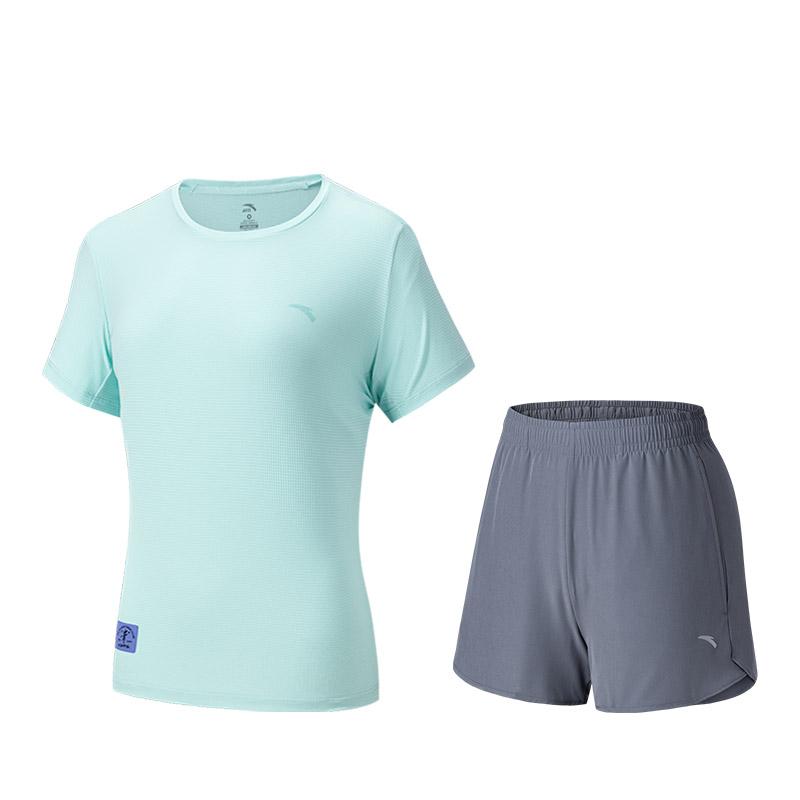 Anta Comfortable Round Neck Short Sleeve Top And Casual Mid Waist Shorts Set Women sets 962527207-1 XS
Anta Comfortable Round Neck Short Sleeve Top And Casual Mid Waist Shorts Set Women sets 962527207-1 XS