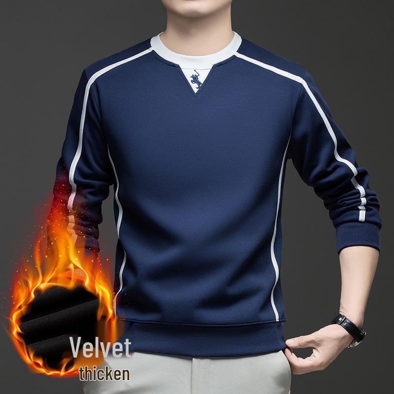 Мужской хлопковый свитшот на флисовой подкладке: Зимняя мода повседневный базовый слой с длинным рукавом M for 100-120 kg синий
Мужской хлопковый свитшот на флисовой подкладке: Зимняя мода повседневный базовый слой с длинным рукавом M for 100-120 kg синий