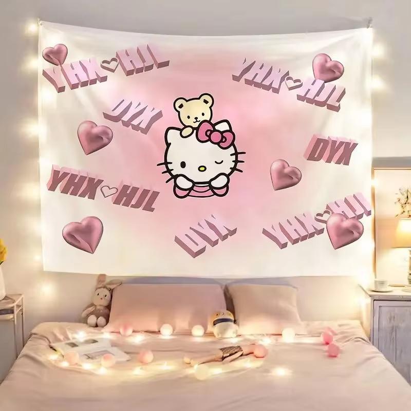 1pc Cute Hello Kitty Tapestry Hippie Style Cartoon Wall Hanging for Room Art Decoration 74x94cm(29x37in)
1pc Cute Hello Kitty Tapestry Hippie Style Cartoon Wall Hanging for Room Art Decoration 74x94cm(29x37in)