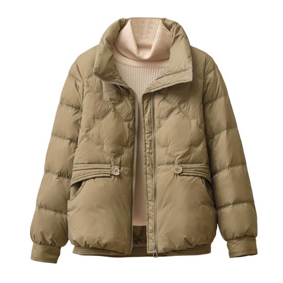 Зимнее пуховое пальто с подкладкой, отложным воротником, карманами, застегивающейся на молнию, ветрозащитной, сохраняющей тепло, повседневной верхней одеждой для холодной погоды, хлопковой курткой M кофейный
Зимнее пуховое пальто с подкладкой, отложным воротником, карманами, застегивающейся на молнию, ветрозащитной, сохраняющей тепло, повседневной верхней одеждой для холодной погоды, хлопковой курткой M кофейный