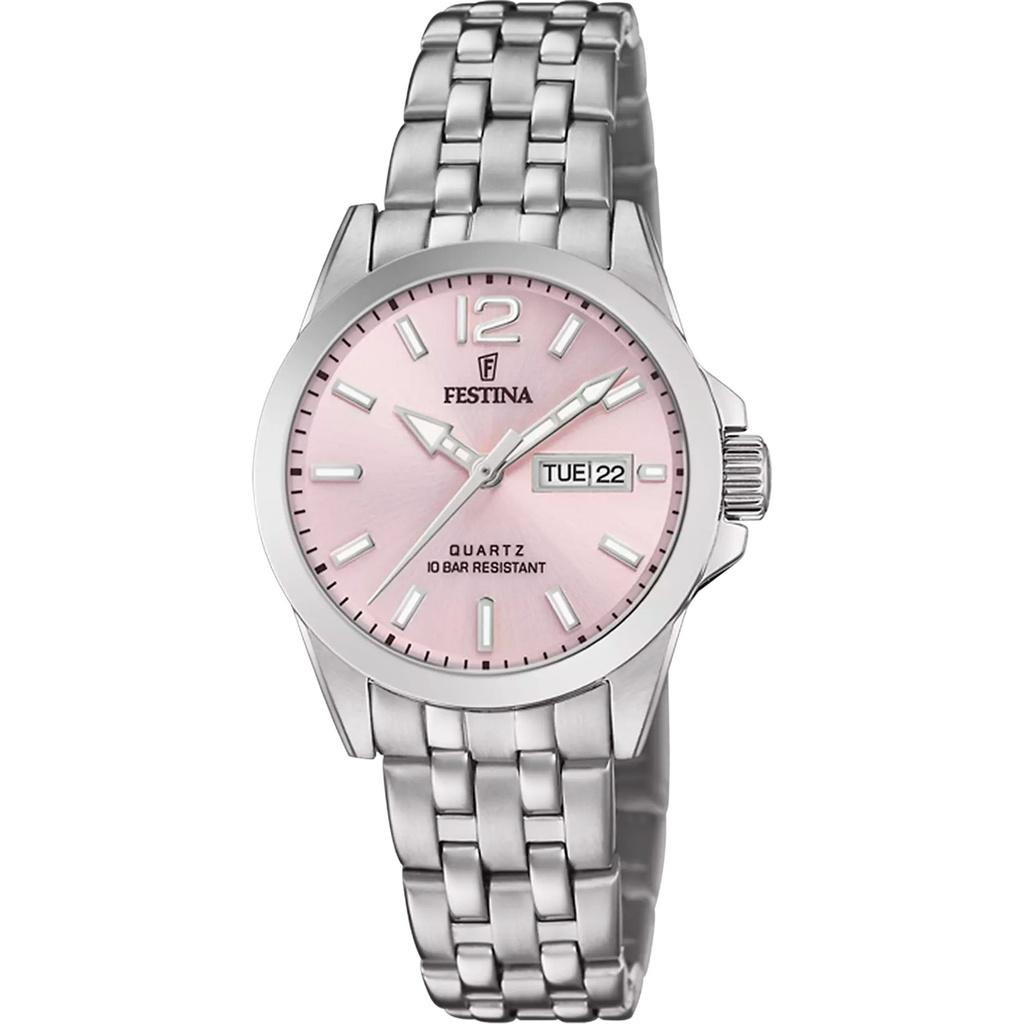 Festina Classics нержавеющая сталь розовый циферблат кварцевые часы F20455-2 100M женские часы розовый
Festina Classics нержавеющая сталь розовый циферблат кварцевые часы F20455-2 100M женские часы розовый