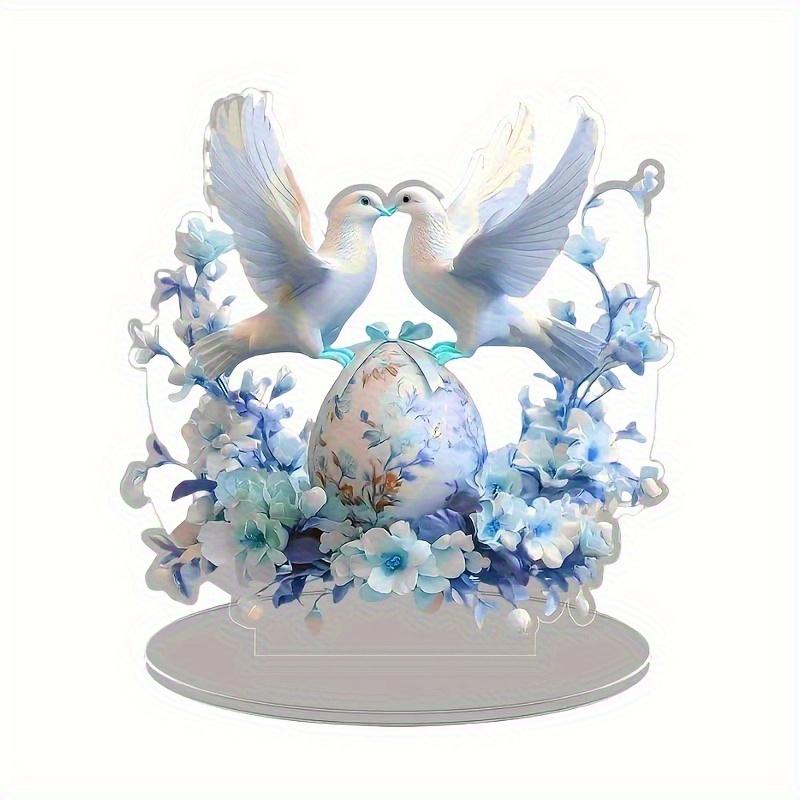 2D Flat Acrylic Pigeon Decoration, Indoor and Outdoor Decoration - No Need for Batteries/electricity, Free Day Decoration 20*20cm
2D Flat Acrylic Pigeon Decoration, Indoor and Outdoor Decoration - No Need for Batteries/electricity, Free Day Decoration 20*20cm