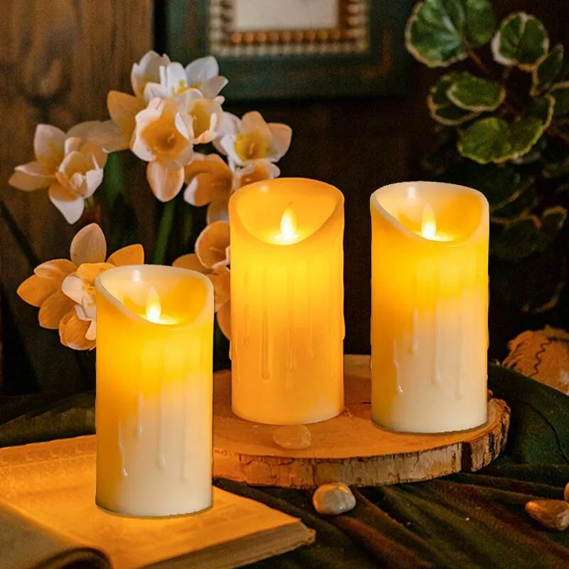 Flameless Led Candle For Home Christmas Party Wedding Decoration Atmosphere Battery-Power Tealight Candles Lighting
Flameless Led Candle For Home Christmas Party Wedding Decoration Atmosphere Battery-Power Tealight Candles Lighting