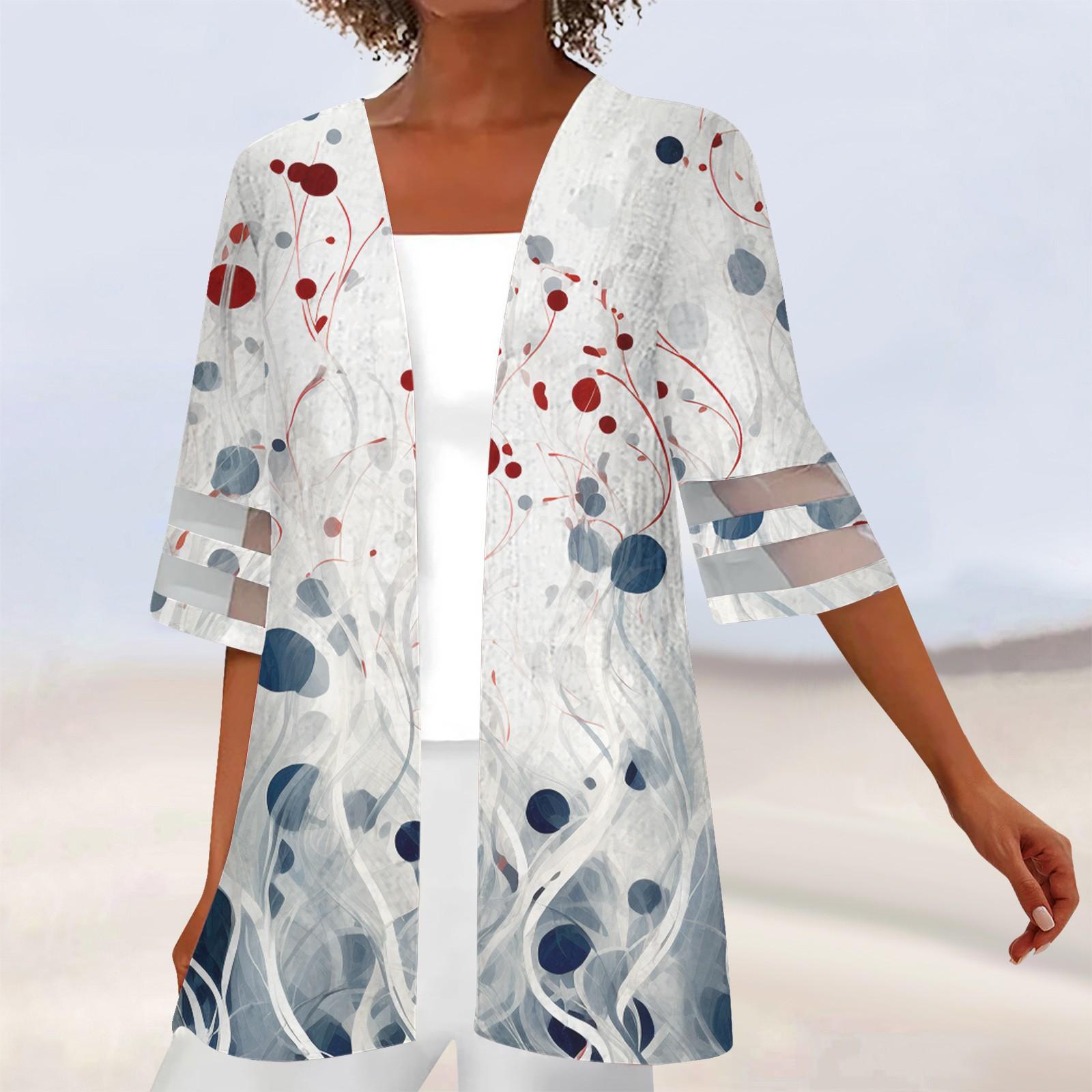 Жіноча вільна повсякденна мереживна сорочка з коротким рукавом і кардиганом XXL
Жіноча вільна повсякденна мереживна сорочка з коротким рукавом і кардиганом XXL