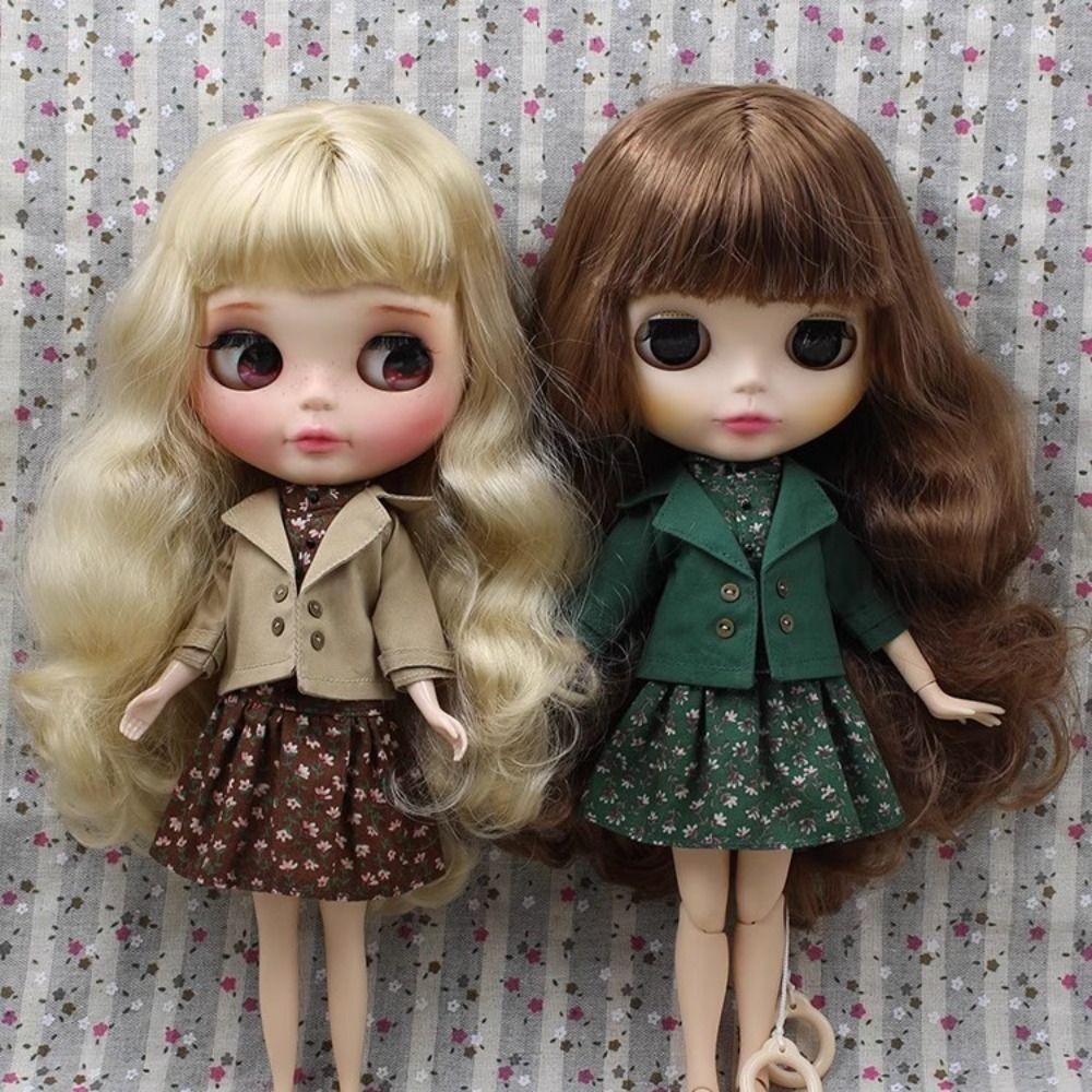 Handmake Floral Dresses Doll Outwear Clothes for azone OB24 ICY DBS Dolls For blythe Dolls 8
Handmake Floral Dresses Doll Outwear Clothes for azone OB24 ICY DBS Dolls For blythe Dolls 8