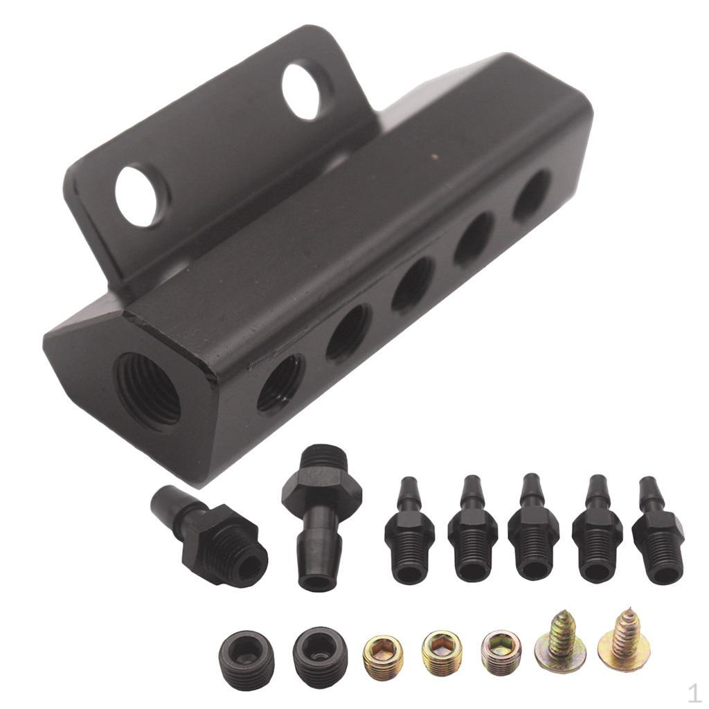 5 Port VACUUM Block Intake Gas Wastegate Black
5 Port VACUUM Block Intake Gas Wastegate Black