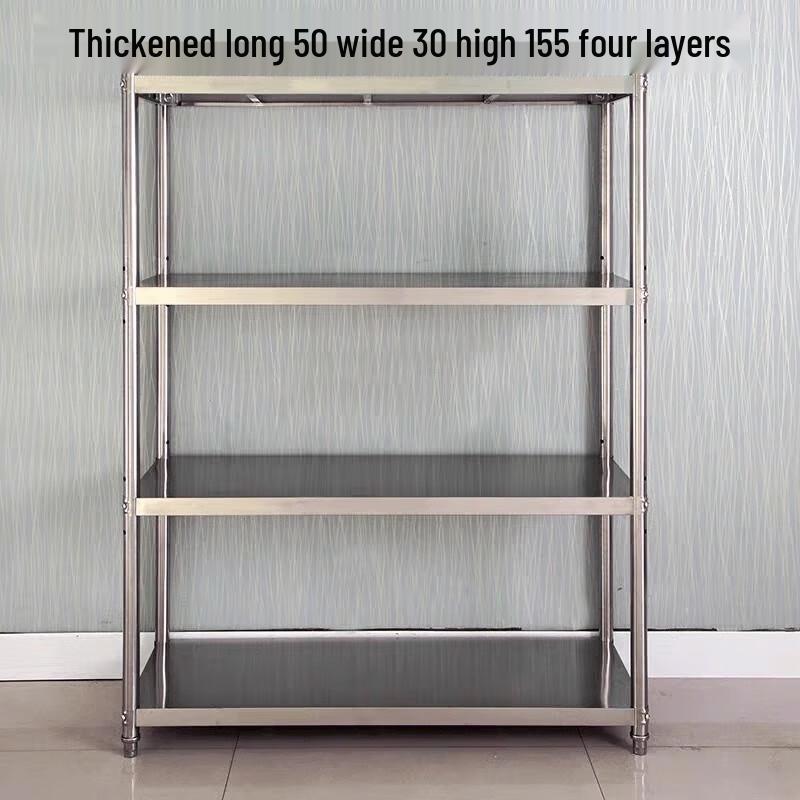Baidehui Industrial Stainless Steel 4-Tier Kitchen Rack
Baidehui Industrial Stainless Steel 4-Tier Kitchen Rack