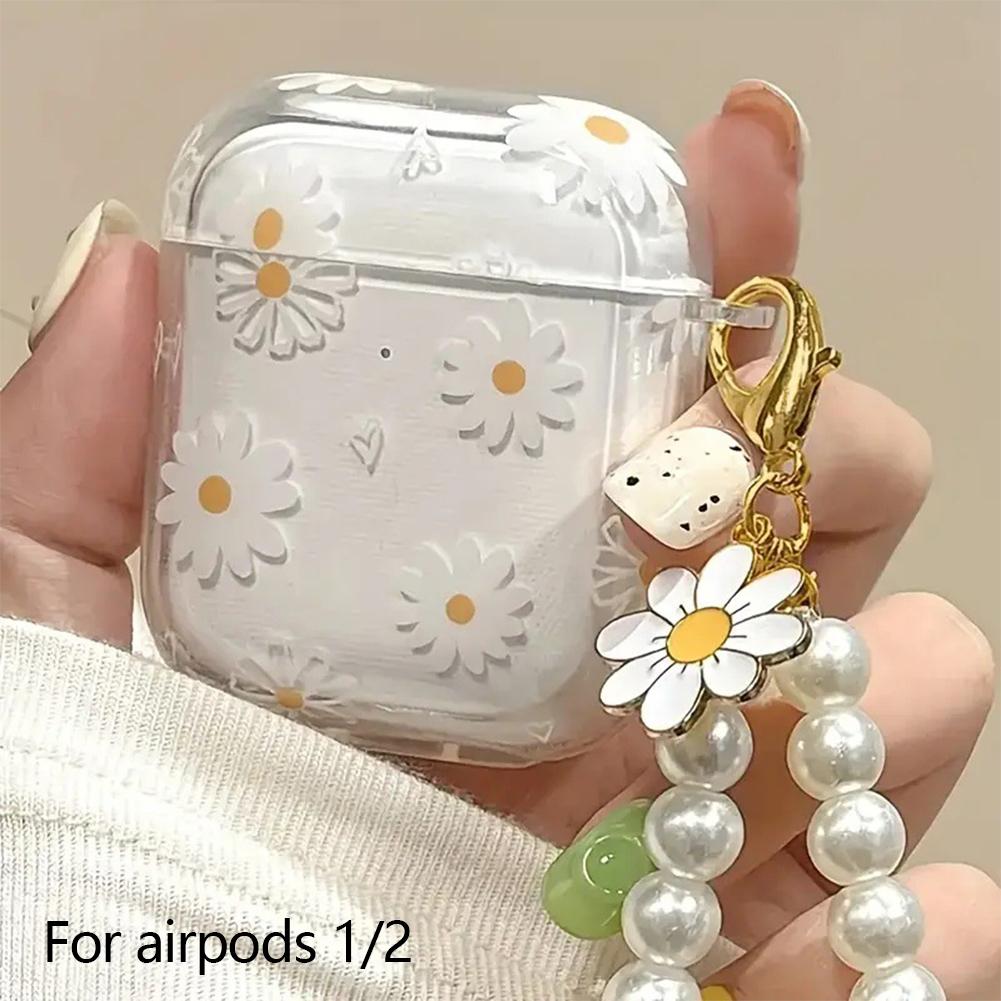 Беспроводной Bluetooth-чехол для AirPods1/2 AirPods3 AirPods pro и pro2 Чехол для наушников с цветочным узором из ТПУ и цепочкой из искусственного жемчуга For Airpods pro2
Беспроводной Bluetooth-чехол для AirPods1/2 AirPods3 AirPods pro и pro2 Чехол для наушников с цветочным узором из ТПУ и цепочкой из искусственного жемчуга For Airpods pro2