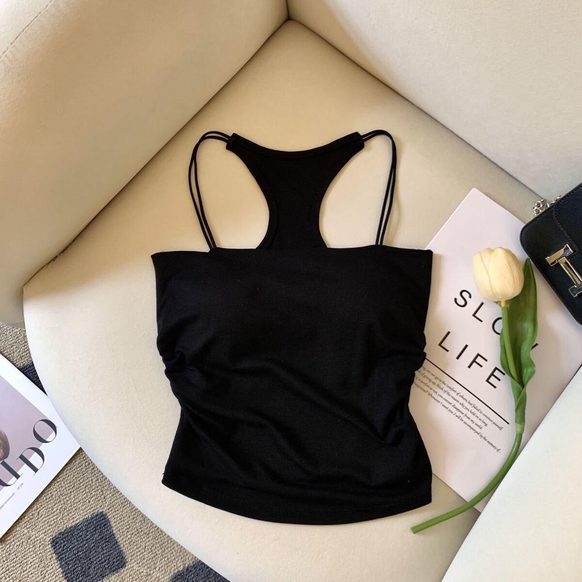 Backless Summer Pleated Waist Top with Chest Pads - Versatile and Slimming Design One Size чёрный
Backless Summer Pleated Waist Top with Chest Pads - Versatile and Slimming Design One Size чёрный