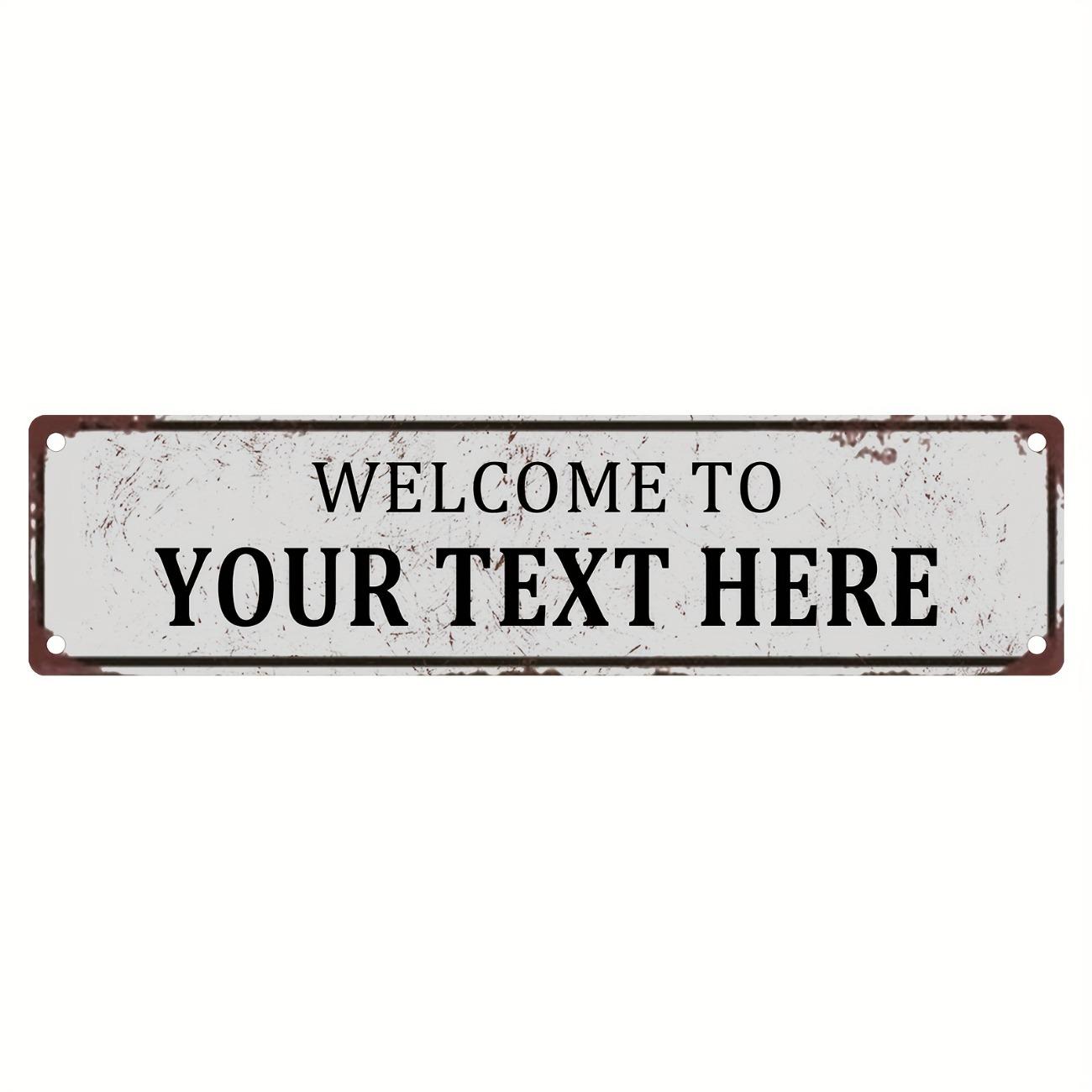 Custom Retro Metal Sign 40x10cm Home Wall Decor Waterproof светло-серый
Custom Retro Metal Sign 40x10cm Home Wall Decor Waterproof светло-серый