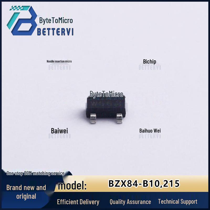 Authentic BZX84-B10,215 SOT-23 Voltage Regulator Diode
Authentic BZX84-B10,215 SOT-23 Voltage Regulator Diode