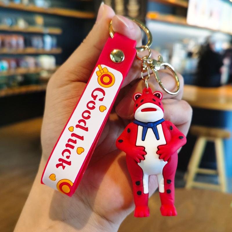 Cartoon Frog Keychain Cute Bag Exquisite Car Kawaii Keychain Pushing Fashion Small Toys Gift Personalized Gifts
Cartoon Frog Keychain Cute Bag Exquisite Car Kawaii Keychain Pushing Fashion Small Toys Gift Personalized Gifts