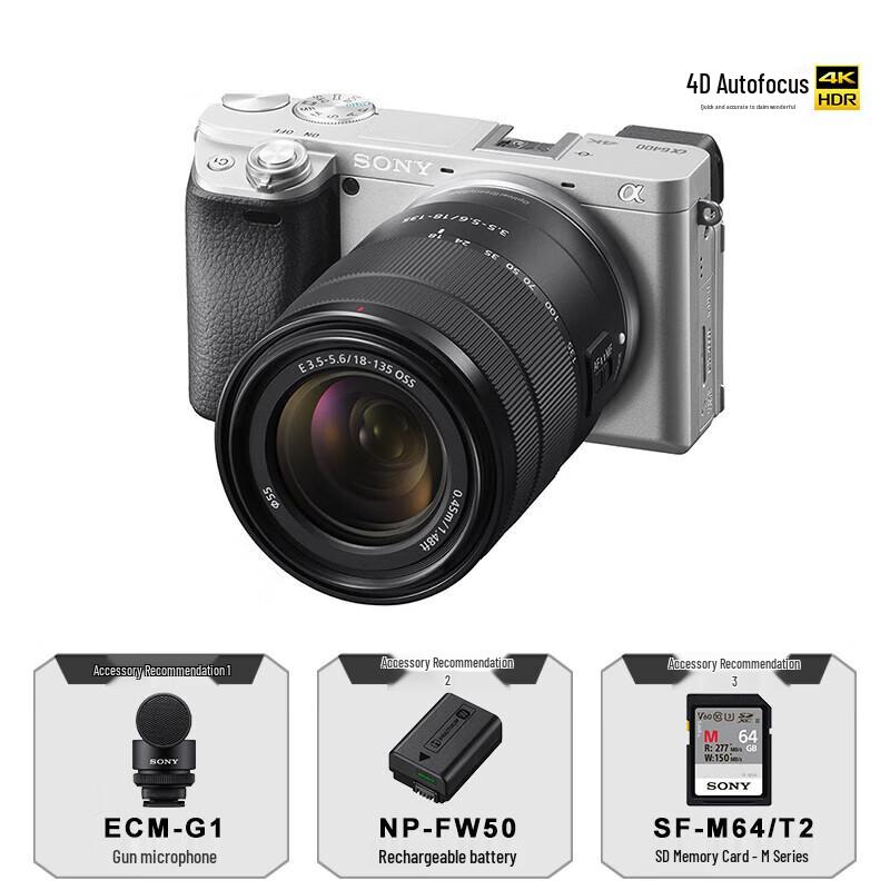 Sony Alpha 6400 Mirrorless Camera (CN version)
Sony Alpha 6400 Mirrorless Camera (CN version)