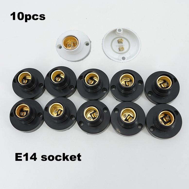 10PCS E14 Light Lamp Bulb Holder Base Fitting Screw Cap LED Light socket bulb e14 Lamp Fixing Adapter Converter 110v 220V чорний
10PCS E14 Light Lamp Bulb Holder Base Fitting Screw Cap LED Light socket bulb e14 Lamp Fixing Adapter Converter 110v 220V чорний