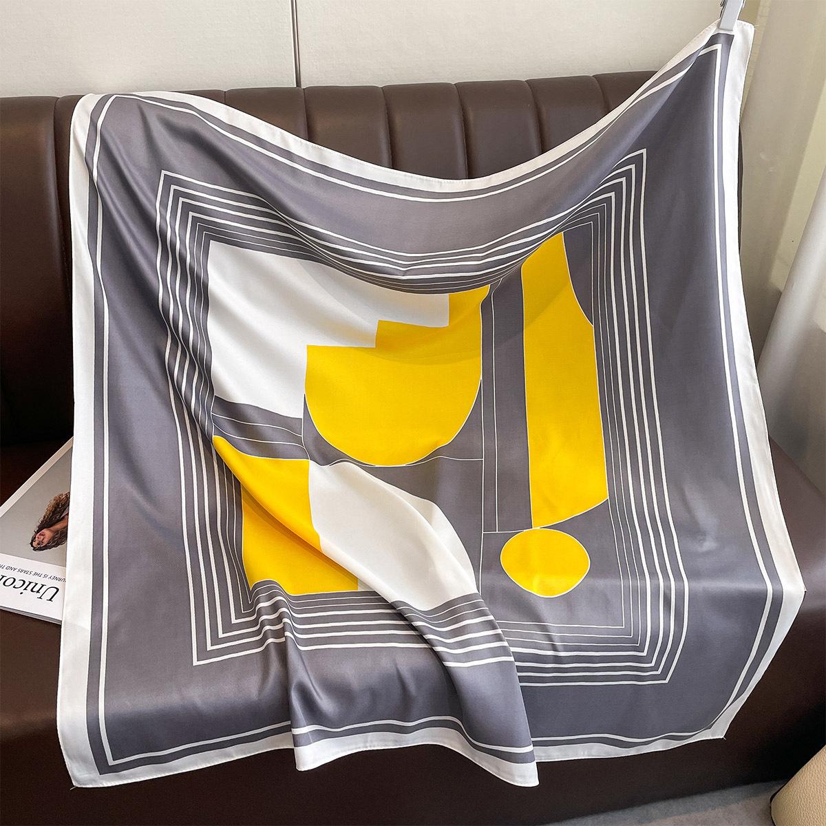 Luxury 90*90cm Square Silk Scarf For Women Fashion Print Shawl Warps Elegant Neckerchief Bandanas Hijab Soft Stain Ladies Scarf
Luxury 90*90cm Square Silk Scarf For Women Fashion Print Shawl Warps Elegant Neckerchief Bandanas Hijab Soft Stain Ladies Scarf