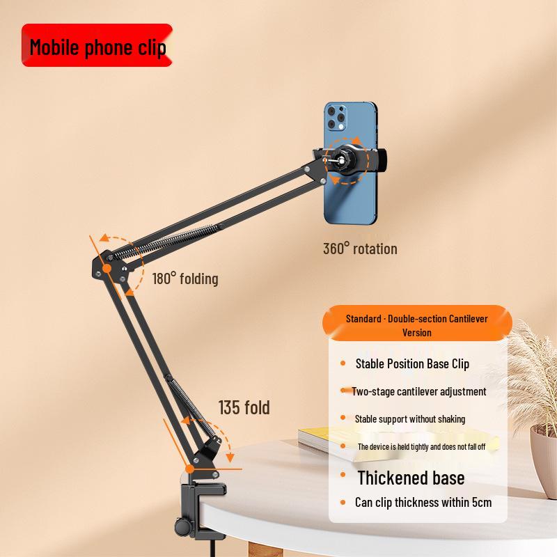 Portable Rotating Stand for Bedside & Desktop - Perfect for Tablets & Phones, Ideal for Watching Dramas, Live Streaming, and Shooting.
Portable Rotating Stand for Bedside & Desktop - Perfect for Tablets & Phones, Ideal for Watching Dramas, Live Streaming, and Shooting.