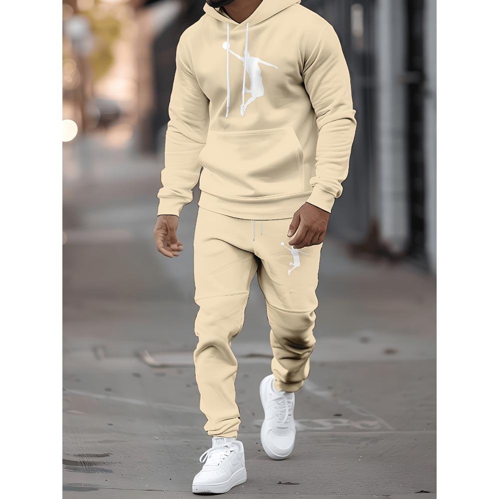 Men s Fashionable Hooded Sweatshirt and Jogging Pants Set Autumn and Winter Casual Street Style, Regular Fit, Comfortable Casual Wear S
Men s Fashionable Hooded Sweatshirt and Jogging Pants Set Autumn and Winter Casual Street Style, Regular Fit, Comfortable Casual Wear S