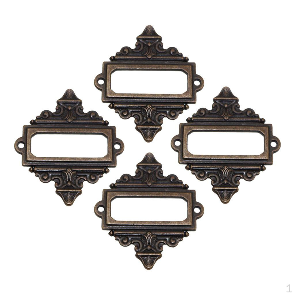 Cabinet Decorative Card Tag Label Red Bronze
Cabinet Decorative Card Tag Label Red Bronze