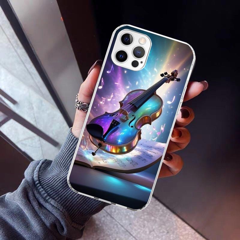 Music Violin Phone Case For iPhone 17 Air 11 13 Mini 14 15 Plus 16 12 Pro Max 16E SE 7 8 Pattern Soft TPU Back Cover 17 Air 11 iPhone 14 Plus
Music Violin Phone Case For iPhone 17 Air 11 13 Mini 14 15 Plus 16 12 Pro Max 16E SE 7 8 Pattern Soft TPU Back Cover 17 Air 11 iPhone 14 Plus