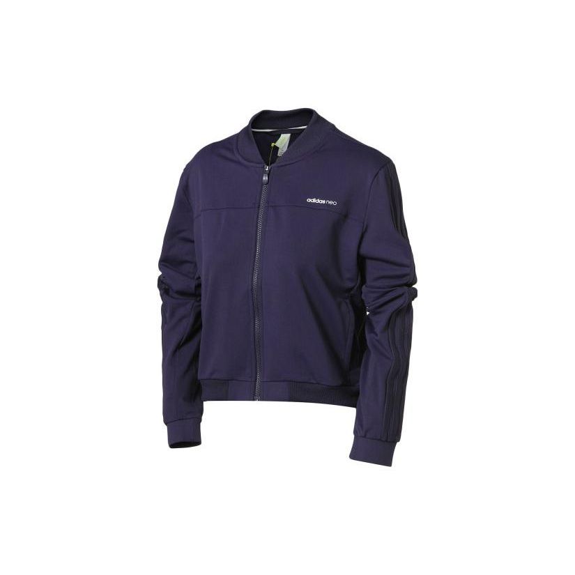 Adidas Neo Повседневная однотонная спортивная куртка Женская Куртки Темно-синие CG1757 L 
Adidas Neo Повседневная однотонная спортивная куртка Женская Куртки Темно-синие CG1757 L
