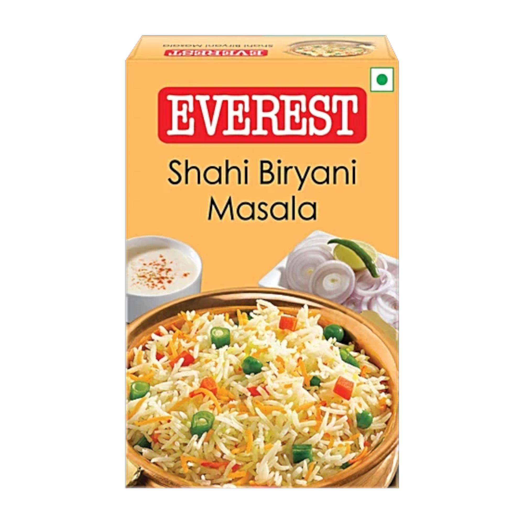 Everest Shahi Biryani Masala Powder 50 g Pack Of 1 Aromatic Spice Blend For Flavorful Rice And Authentic Home Cooking
Everest Shahi Biryani Masala Powder 50 g Pack Of 1 Aromatic Spice Blend For Flavorful Rice And Authentic Home Cooking