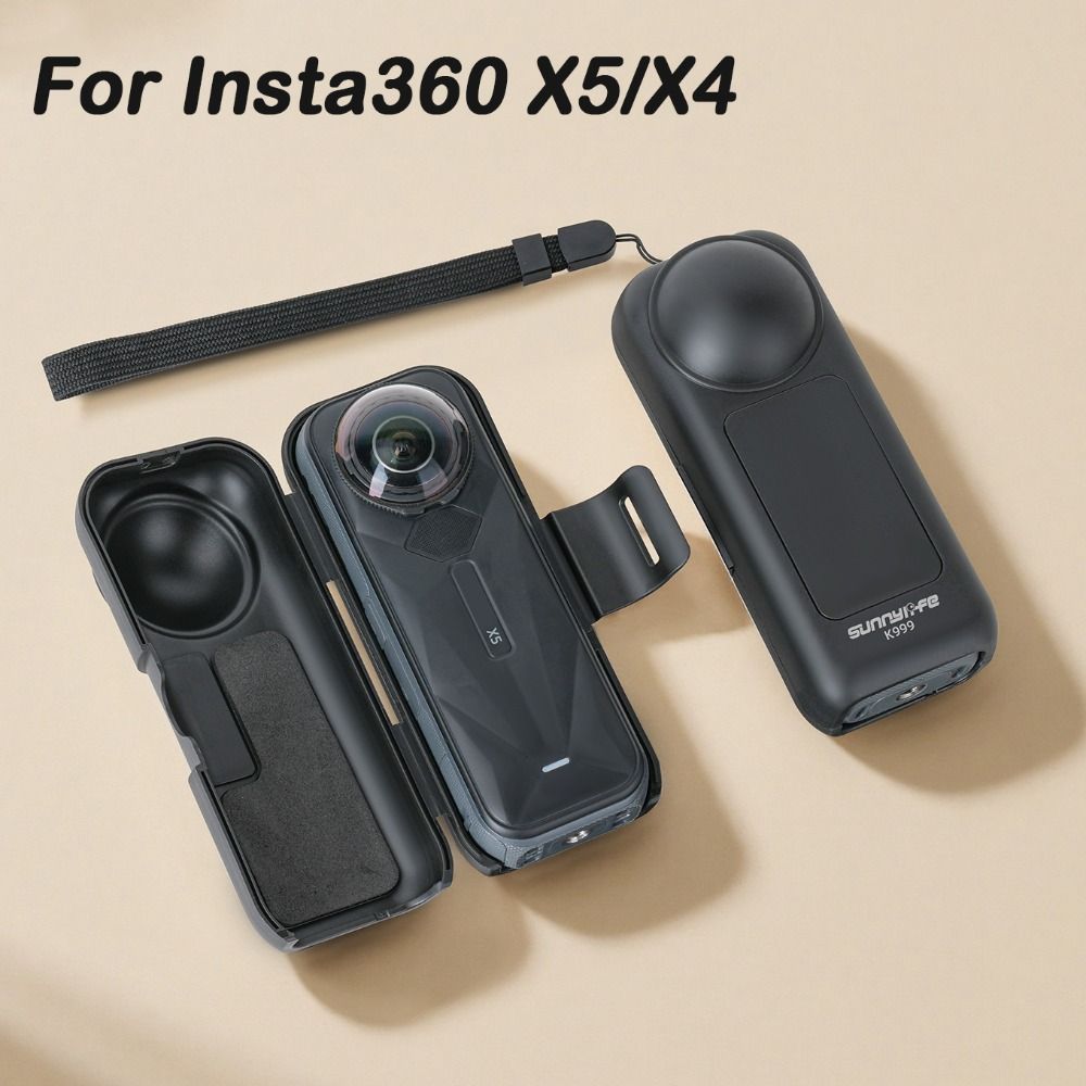 with Rope Lens Screen Protector Case Cover for Insta360 X5/X4 Action Camera Accessories чорний
with Rope Lens Screen Protector Case Cover for Insta360 X5/X4 Action Camera Accessories чорний