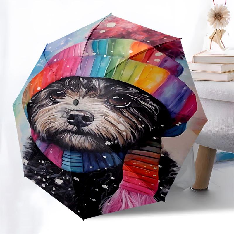 1pc Rainbow Hat Dog Umbrella, Auto Open Close Folding Design, 8-Bone Iron Frame Outdoor Umbrella, Perfect Gift for Fans, Travelers, Daily Use, Festive
1pc Rainbow Hat Dog Umbrella, Auto Open Close Folding Design, 8-Bone Iron Frame Outdoor Umbrella, Perfect Gift for Fans, Travelers, Daily Use, Festive