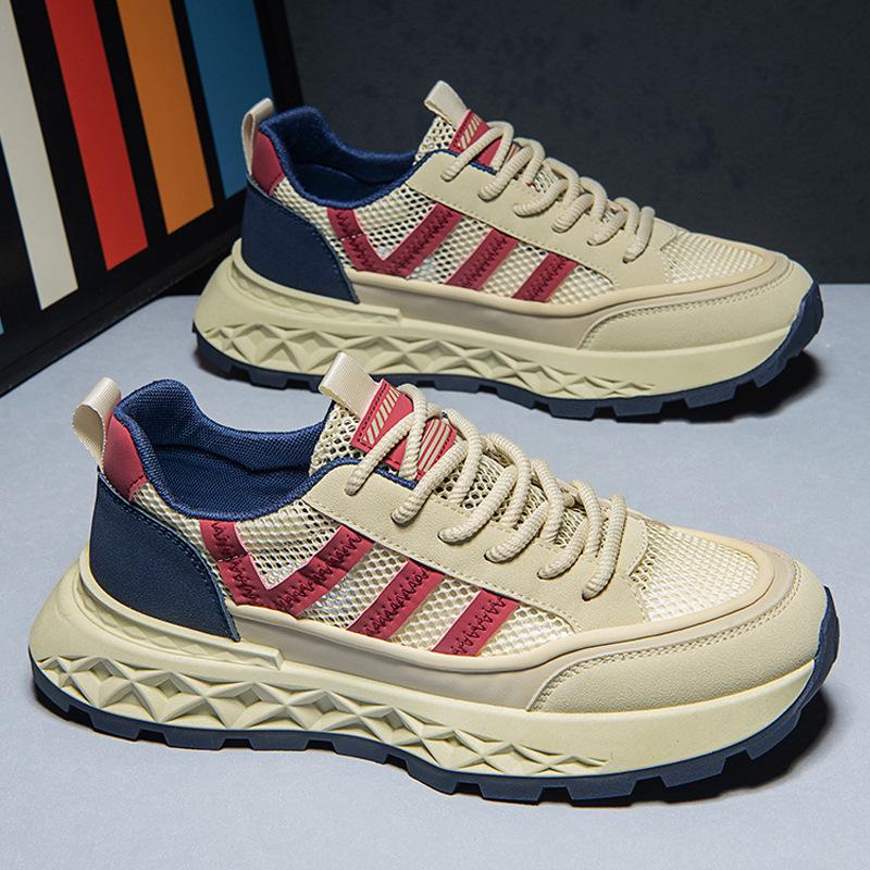 Men s new versatile fashion casual thick-soled sewing line color matching strap round head injection molding shallow mouth sports style men s shoes 39
Men s new versatile fashion casual thick-soled sewing line color matching strap round head injection molding shallow mouth sports style men s shoes 39