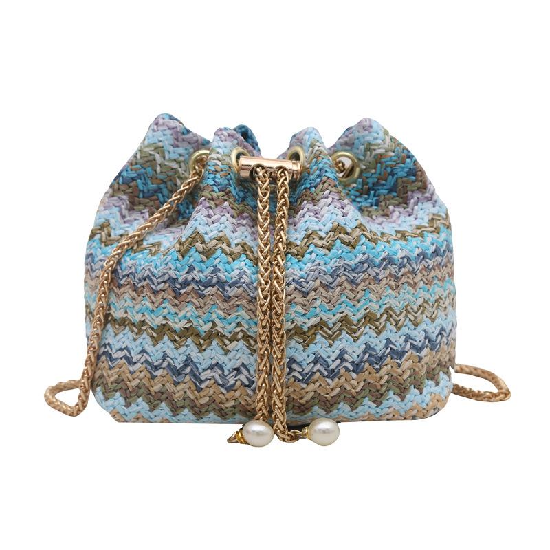 Fashion ethnic style straw woven bucket bag women s bag summer new contrasting color shoulder bag trendy chain messenger bag
Fashion ethnic style straw woven bucket bag women s bag summer new contrasting color shoulder bag trendy chain messenger bag