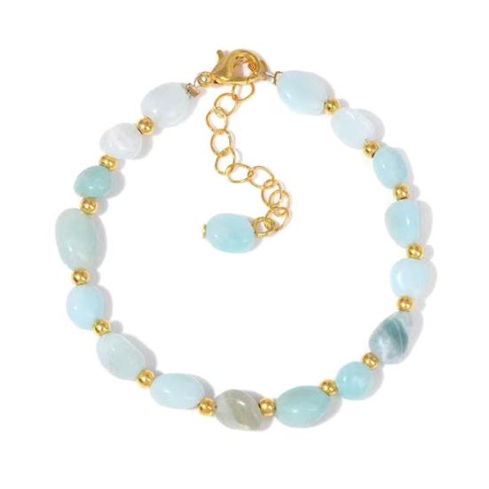 Women Bracelet Irregular Natural Stone Beads Adjustable Length Bracelet Comfortable to Wear Wrist Versatile Accessory B
Women Bracelet Irregular Natural Stone Beads Adjustable Length Bracelet Comfortable to Wear Wrist Versatile Accessory B