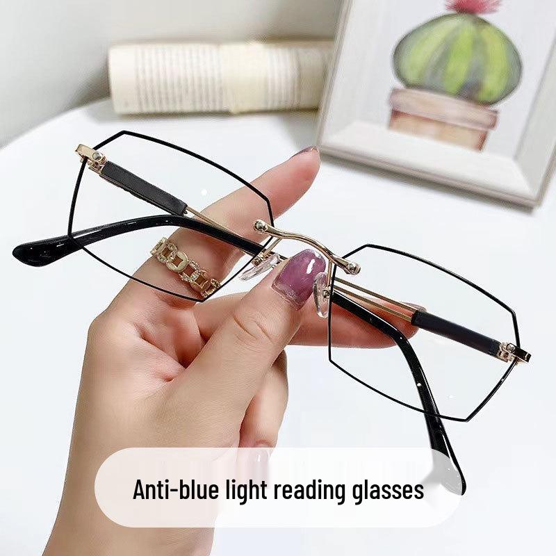 Frameless Metallic Photochromic Reading Glasses with HD Anti-Blue Light for Men - Anti-Fatigue, Casual/Business Style for Middle-Aged and Elderly 0 Degree Anti-Blue Light
Frameless Metallic Photochromic Reading Glasses with HD Anti-Blue Light for Men - Anti-Fatigue, Casual/Business Style for Middle-Aged and Elderly 0 Degree Anti-Blue Light