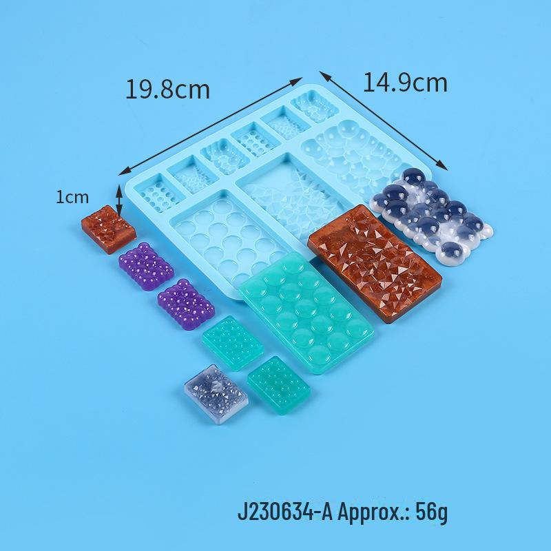 Форма для выпечки торта из помадки своими руками - Силиконовая форма для шоколадного печенья с геометрическим узором
Форма для выпечки торта из помадки своими руками - Силиконовая форма для шоколадного печенья с геометрическим узором