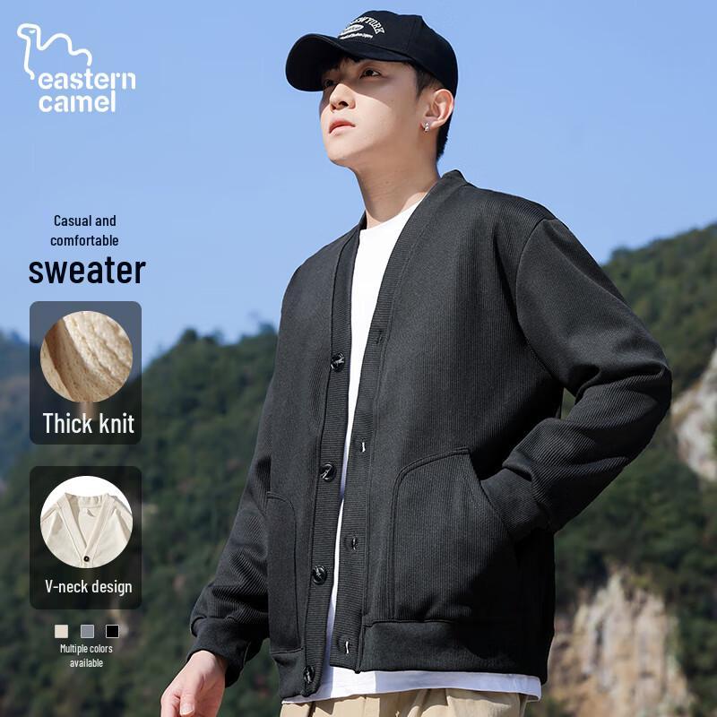 EASTERN CAMEL Men s V-Neck Knit Cardigan L
EASTERN CAMEL Men s V-Neck Knit Cardigan L