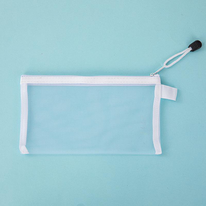 Transparent Mesh Stationery Bag - High-Capacity Pencil Case for Students 210*115 mm белый
Transparent Mesh Stationery Bag - High-Capacity Pencil Case for Students 210*115 mm белый