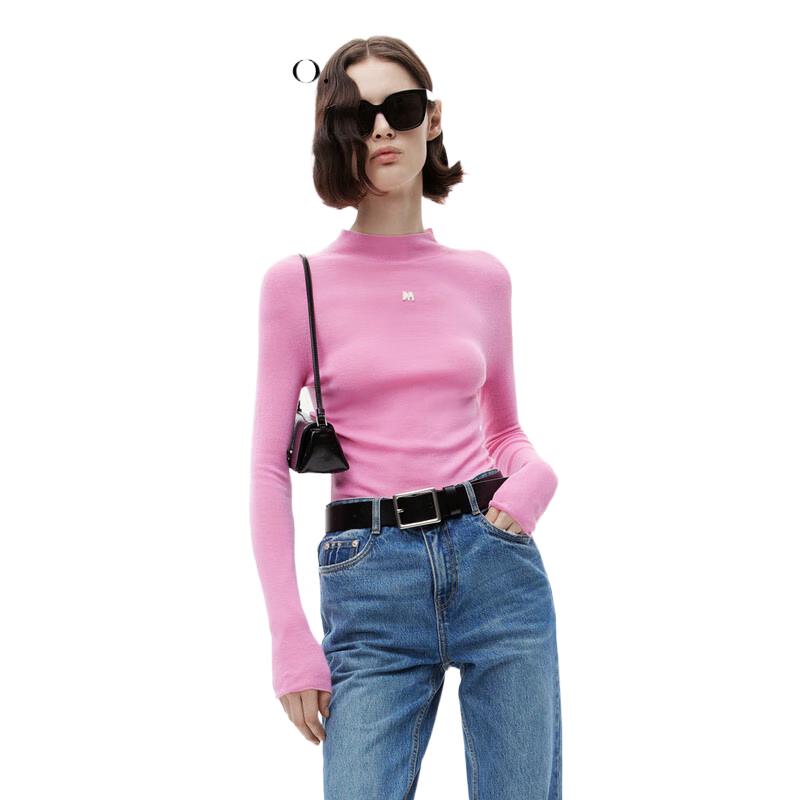 MO&Co. Женский приталенный свитер с высоким воротником из мериносовой шерсти M
MO&Co. Женский приталенный свитер с высоким воротником из мериносовой шерсти M